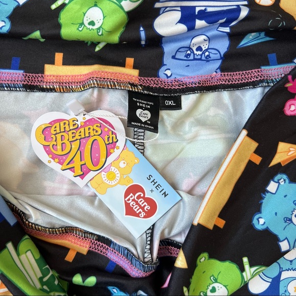 Shein X Care Bears Biker Shorts sizeXL or 12 - Picture 4 of 7